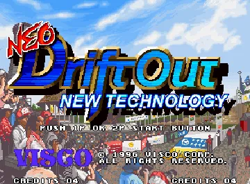 Neo Drift Out - New Technology screen shot title